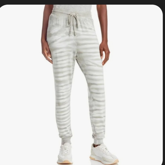 Splendid Pants - NWT Splendid Journey Ribbed Trim Knit Jogger Pants Medium Gray